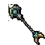 Gilded Eldritch Crescent Moon Spade
