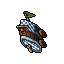 Blue Rolling Barrel
